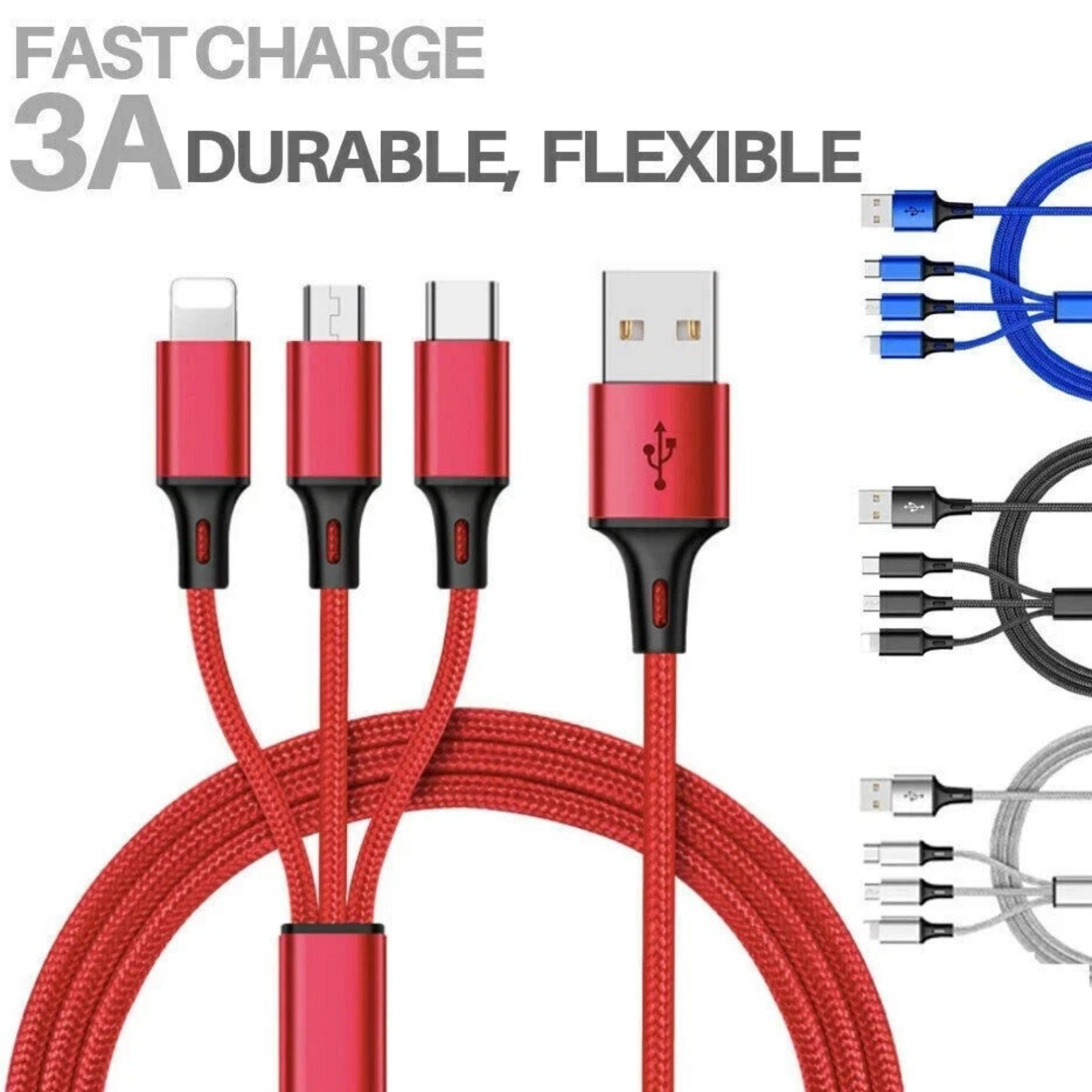 FAST CHARGE 3A DURABLE, FLEXIBLE