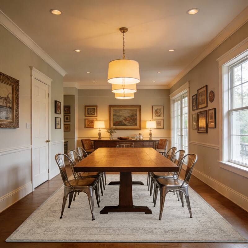 Back. RYHNUYNE - 8x10 Area Rugs Living Room Rug Washable Vintage Boho Rug No Slip Stain Resistant Soft Carpet Indoor Floor Floral Carpets - Painting.