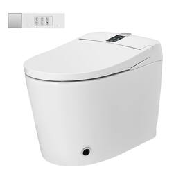 Boyel Living - Smart Toilet Ceramic Body Heated Seat Multi Wash Auto Flush with Remote - White
