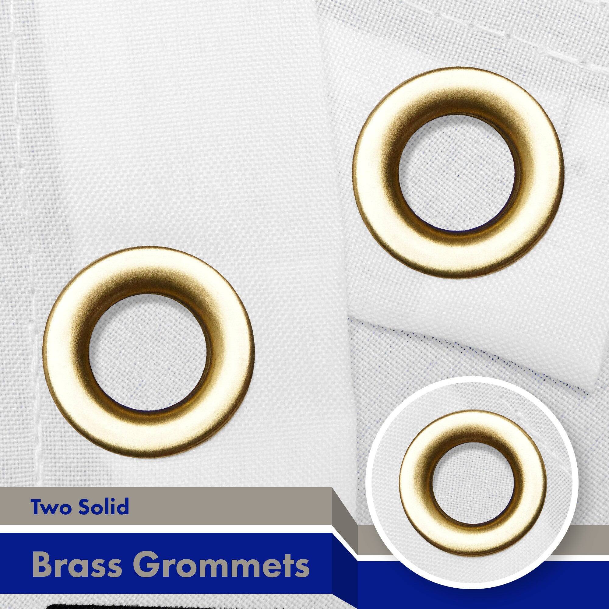 Two Solid Brass Grommets
