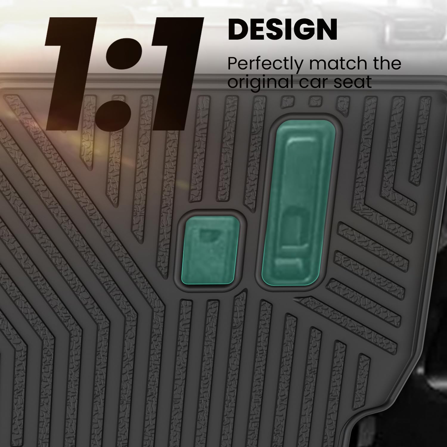 1:1 DESIGN  
Perfectly match the original car seat