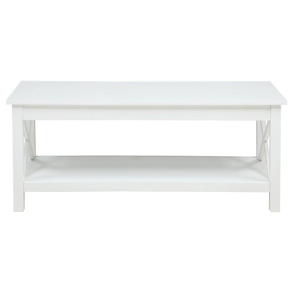Alt View 1. Coaster Co. of America - Skyview 44-inch Rectangular Lift Top Coffee Table White - White.