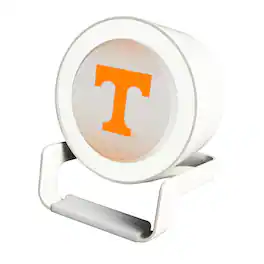 Keyscaper - Tennessee Volunteers Linen Print Nightlight Charger & Bluetooth Speaker - White