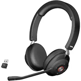 Cyber Acoustics - Essential Wireless Headset - Stereo - USB Type A - Wireless - Bluetooth - 100 ft - 32 Ohm - 20 Hz to 20 - Black