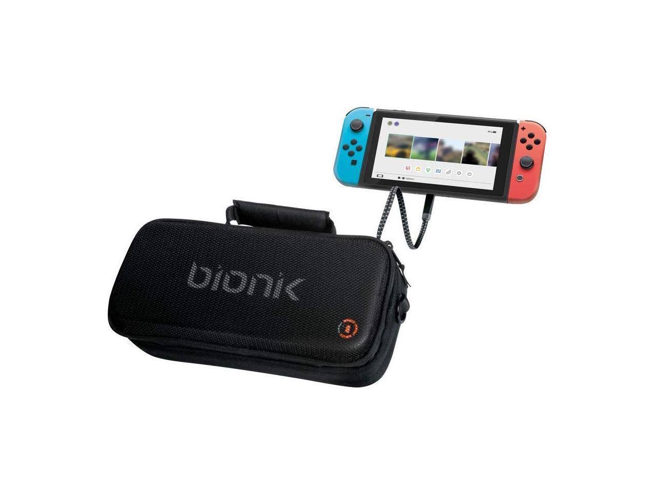 Alt View 3. Bionik - Bionik Power Commuter Case with 10,000 mAh Battery for Nintendo Switch & USB-C Devices - Multicolor.
