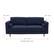 Alt View 13. CorLiving - Mulberry 3-Seat Fabric Upholstered Modern Sofa - Navy Blue.