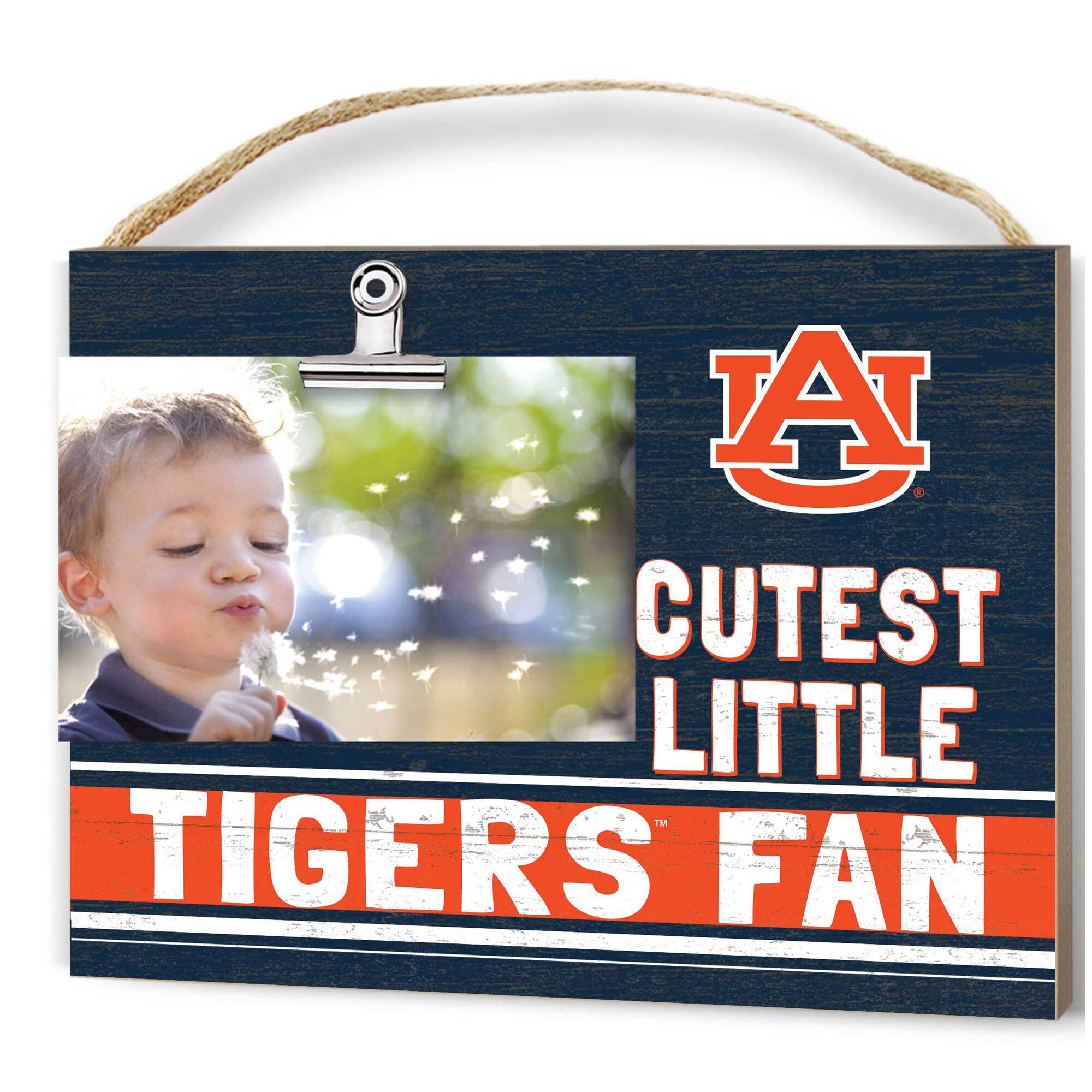Auburn Tigers 8'' x 10'' Cutest Little Team Logo Clip Photo Frame