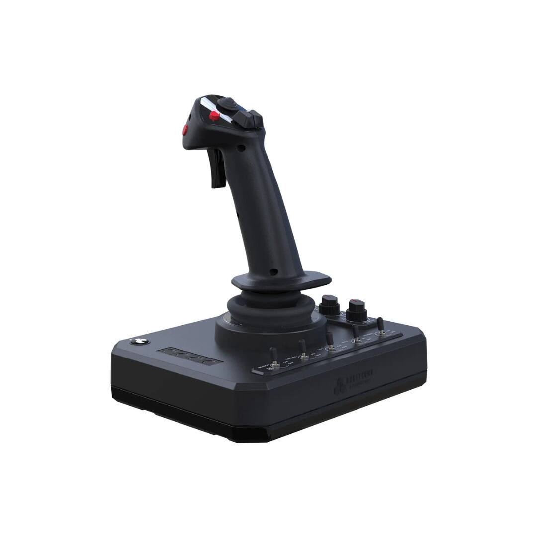 Back. Honeycomb Aeronautical - Honeycomb Foxtrot Black Aviation Stick with Linear Resistance System Bundle - Black.