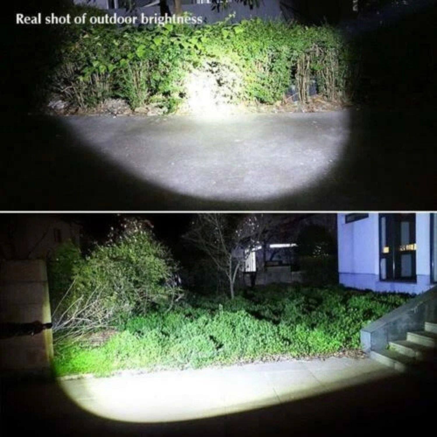 Real shot of outdoor brightness