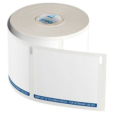 DYMO - LabelWriter™ Veterinary Prescription Labels, 2-3/4" x 2-1/8,", 400 Labels/Roll, 6 Rolls/Box (2187328) - White