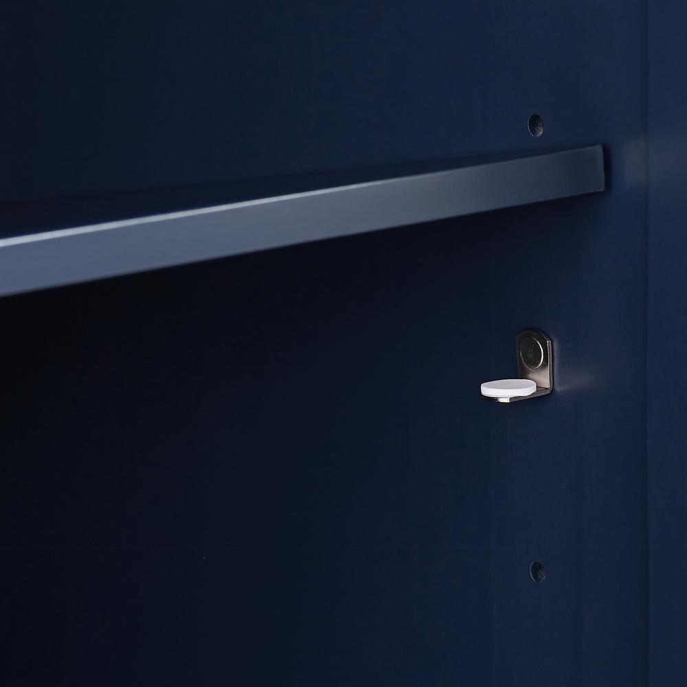 Alt View 2. Crosley Furniture - Cassai Stackable Kitchen Storage Pantry - Navy.