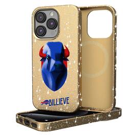 Keyscaper - NFL - Buffalo Bills 2024 Illustrated Limited Edition Bling iPhone Case - 15 - Gold
