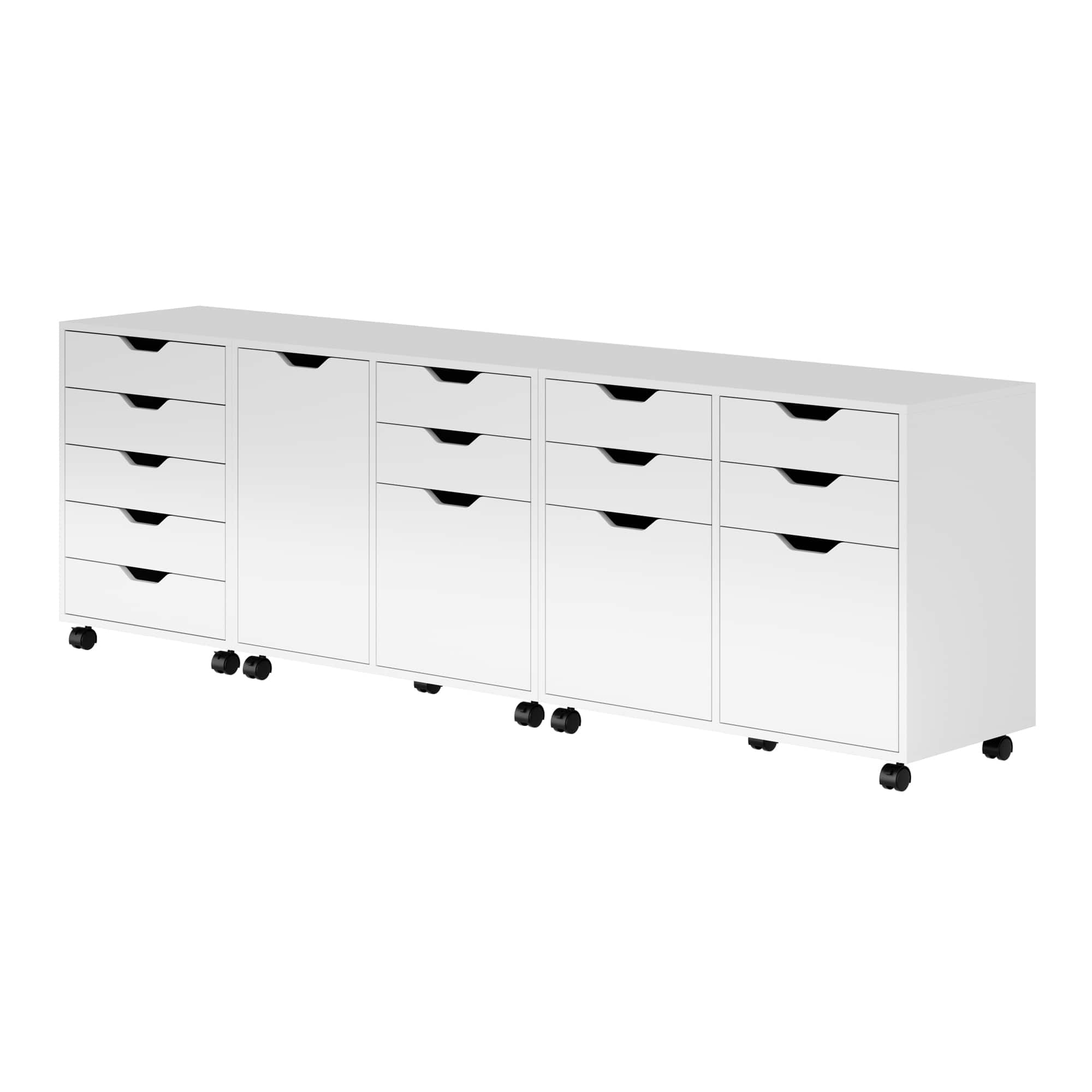 Winsome Wood - Halifax 3-Pc Cabinet Set with File Drawer - White price history on PriceWatchPro