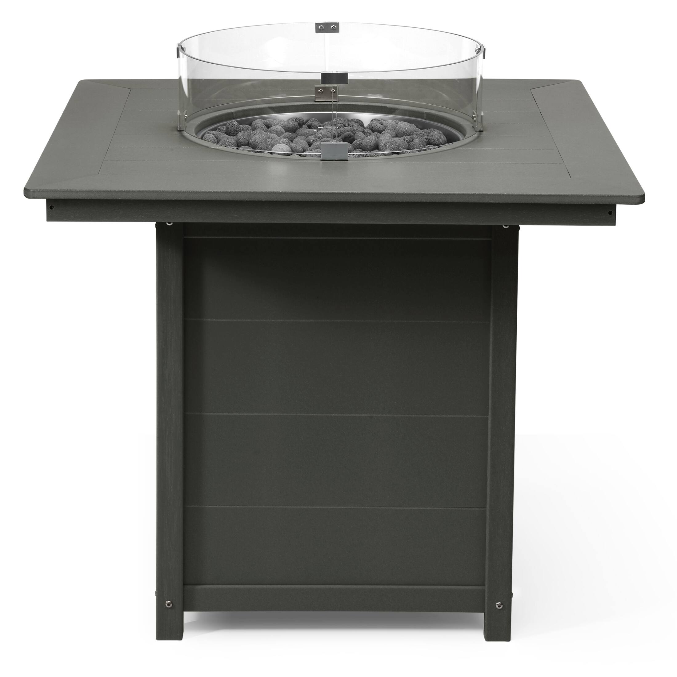 Back. WestinTrends - WestinTrends Helios 42" Modern Outdoor Patio Gas Propane Square Fire Pit Table.