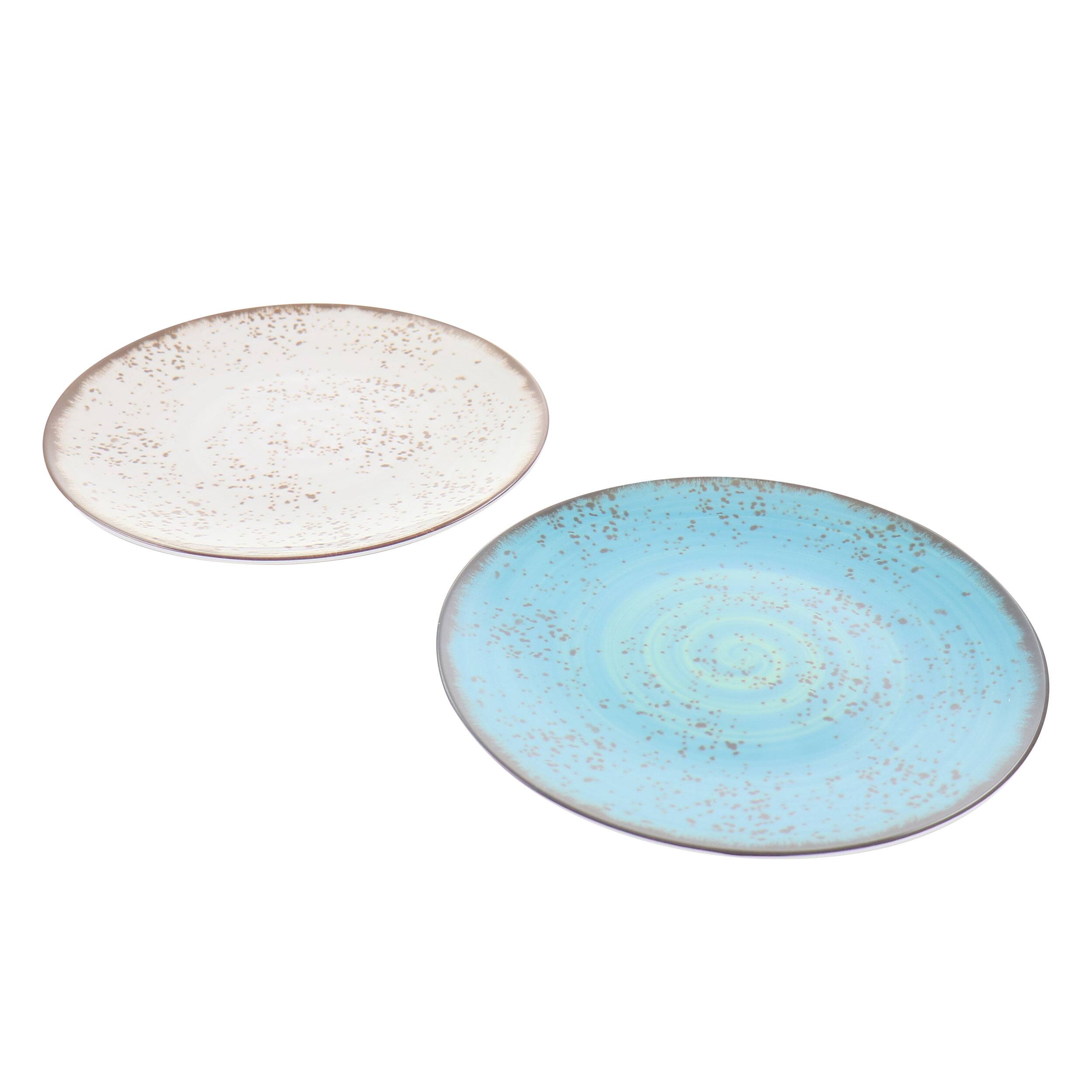 Alt View 5. Elama - Elama Pryce 12 Piece Melamine Dinnerware Set in Assorted Colors - Multi.