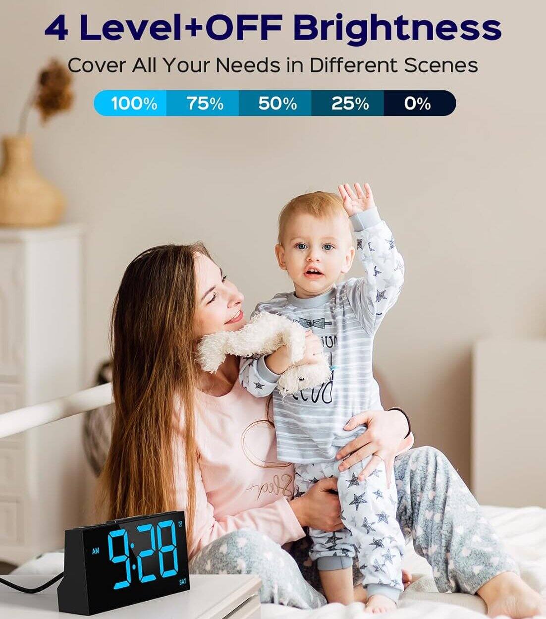 4 Level+OFF Brightness  
Cover All Your Needs in Different Scenes  

100% 75% 50% 25% 0%  

9:28 AM  
SAT