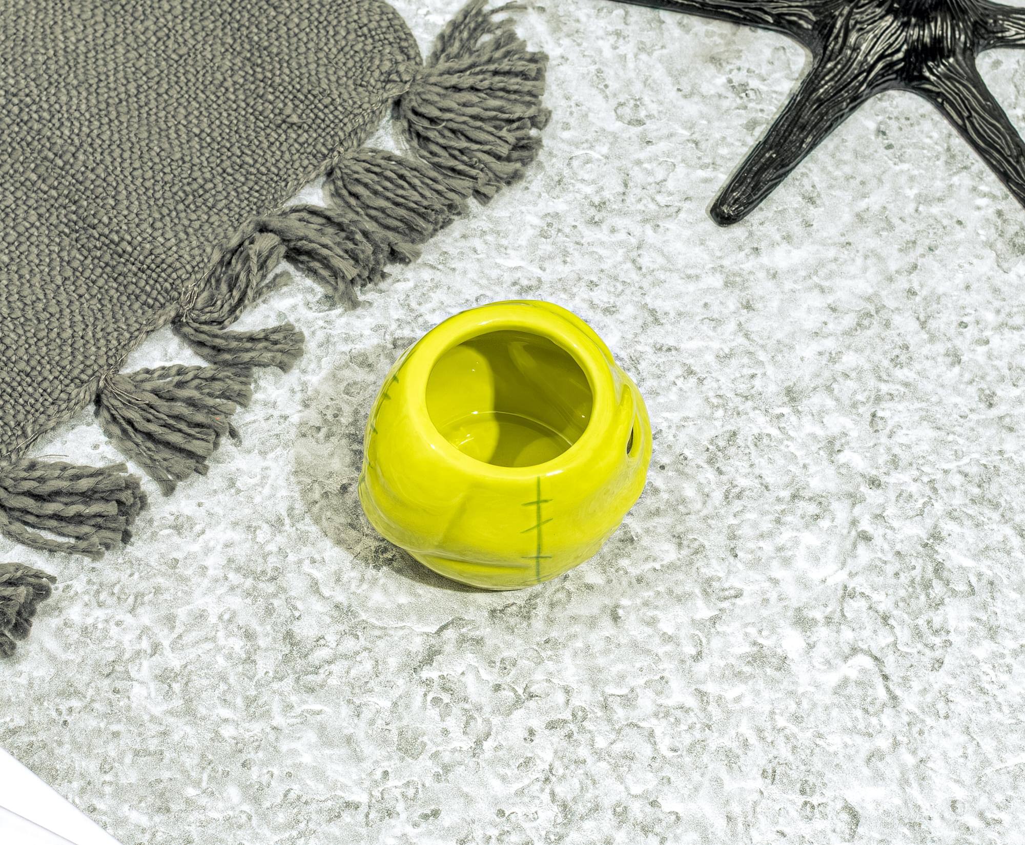 Alt View 4. Disney - Disney The Nightmare Before Christmas Oogie Boogie Sculpted Cup | Holds 2 Ounces - Yellow.