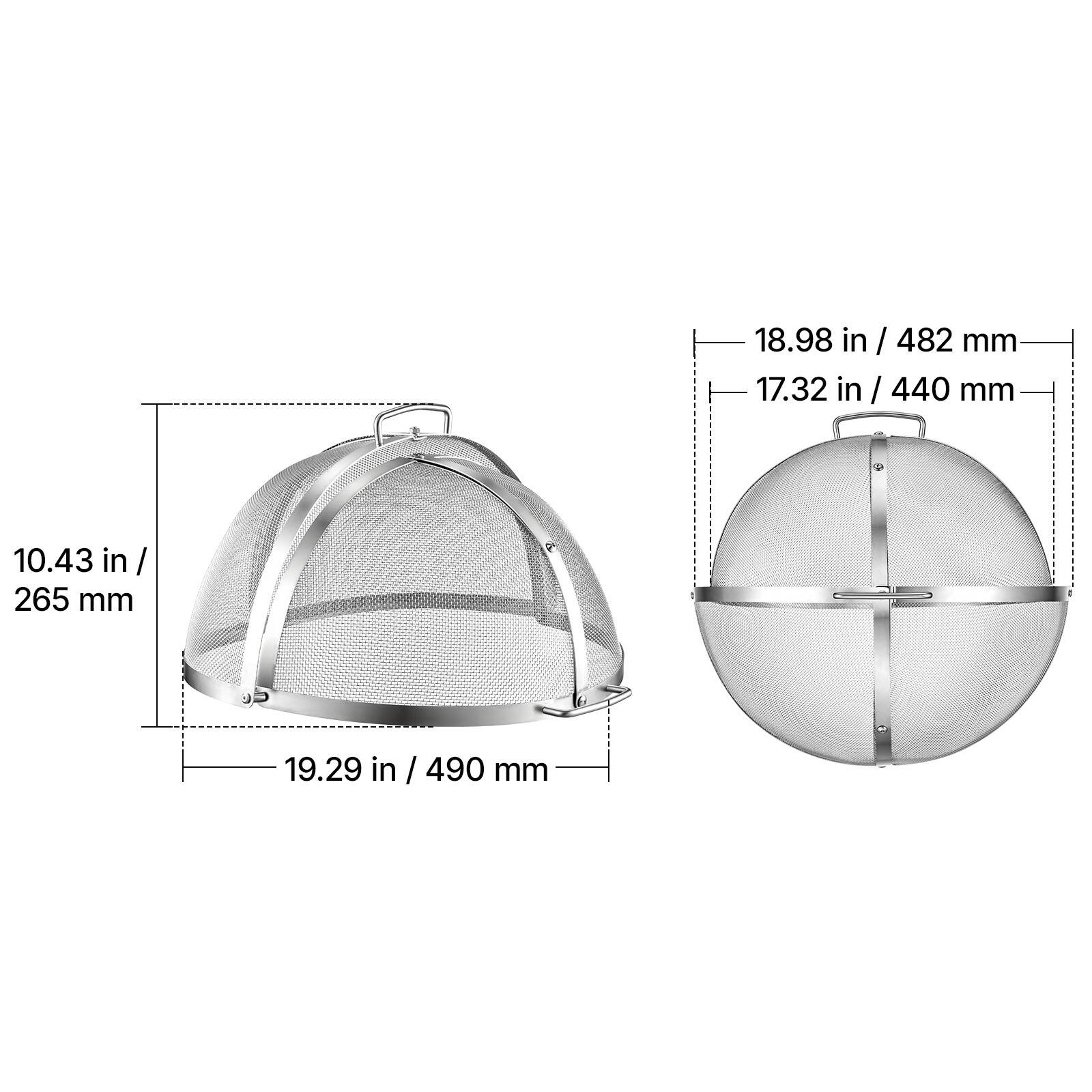 18.98 in / 482 mm  
17.32 in / 440 mm  
10.43 in / 265 mm  
19.29 in / 490 mm