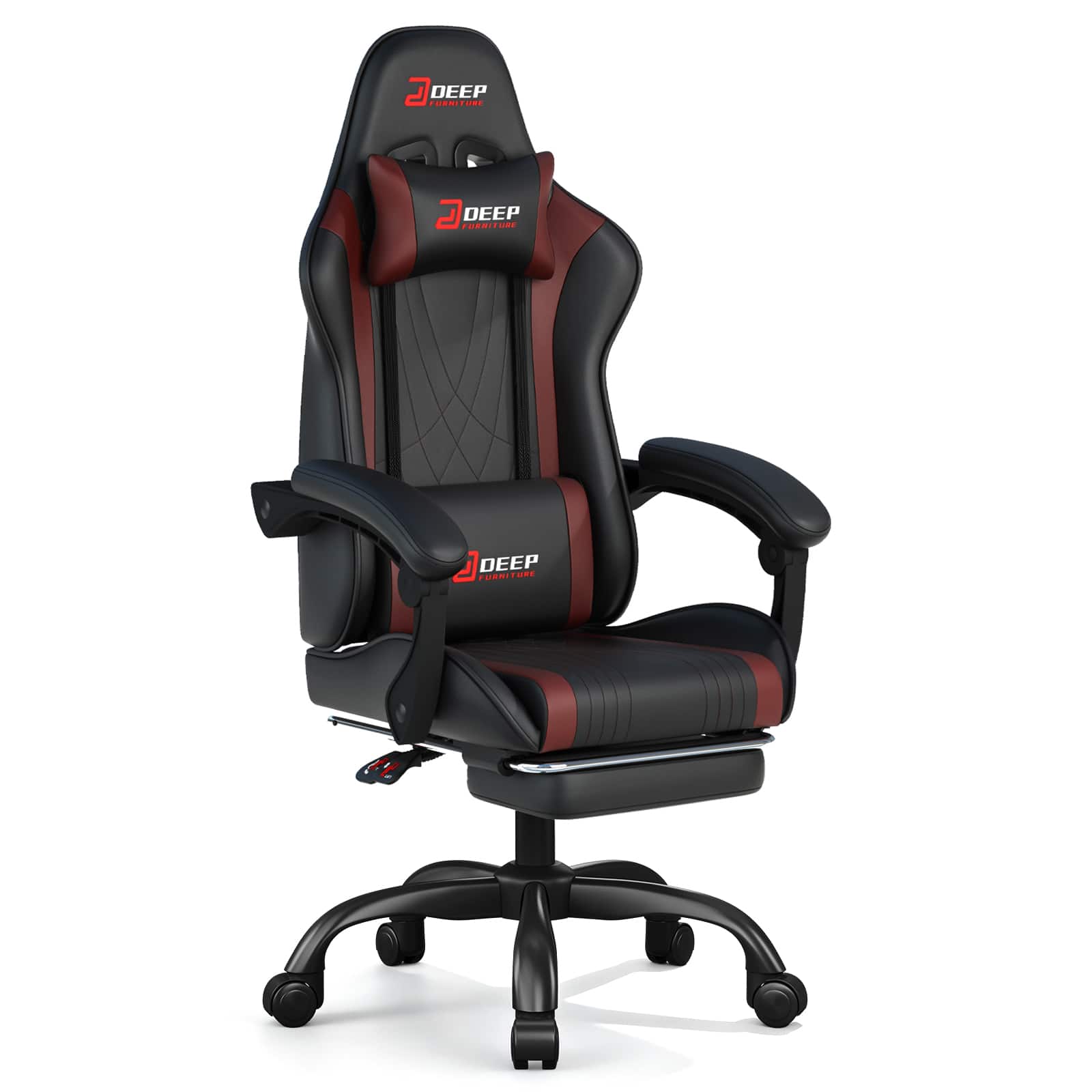 CloudRest Pro - Computer Chair with Headrest, Lumbar Support, Linkage Armrests, Reclining Backrest Gaming Chair - Red price history on PriceWatchPro