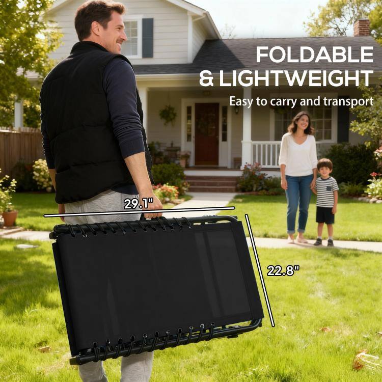 FOLDABLE & LIGHTWEIGHT  
Easy to carry and transport  
29.1"  
22.8"