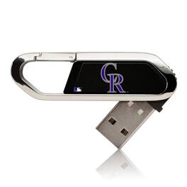 Keyscaper - Colorado Rockies 32GB Solid Design Clip USB Flash Drive - Multicolor