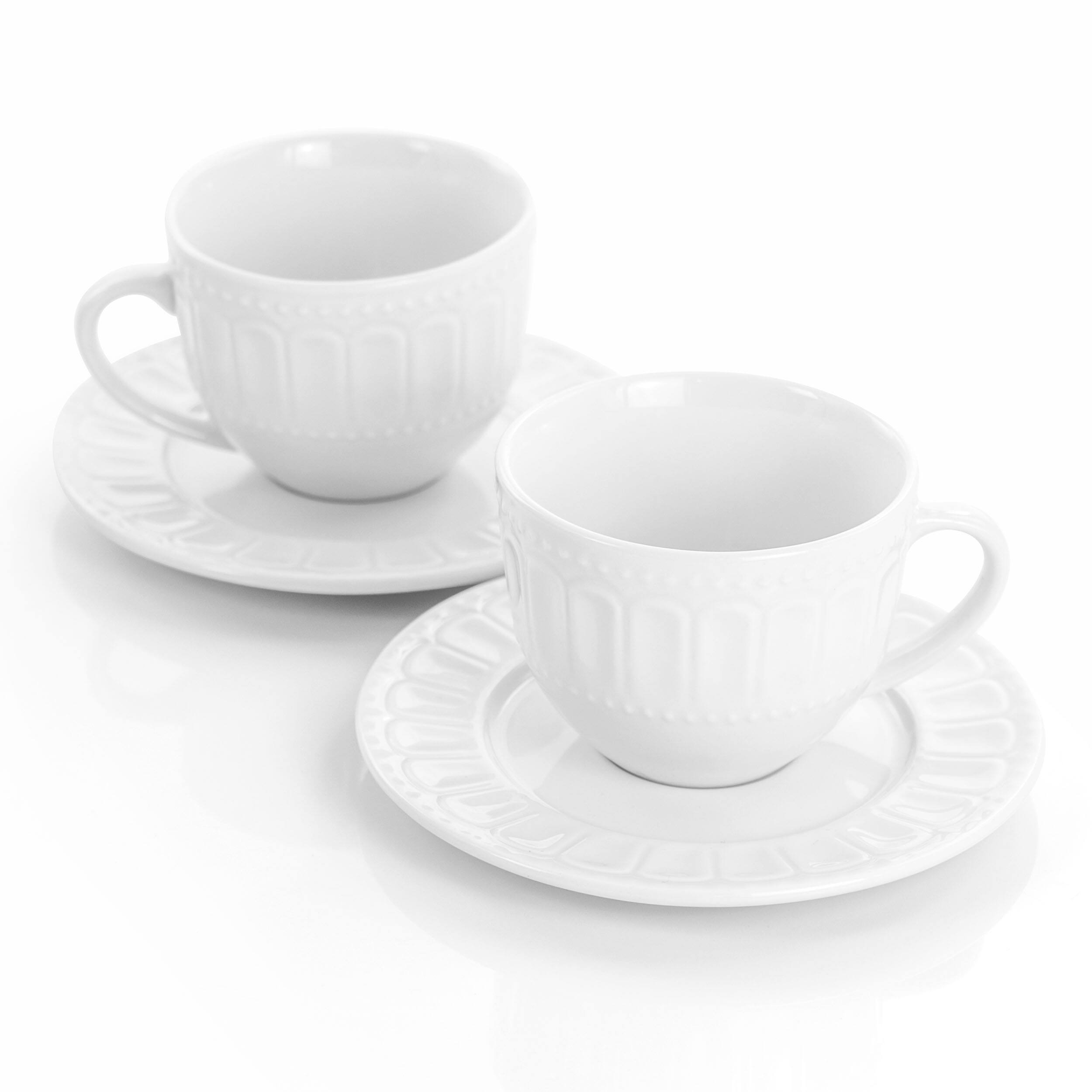 Alt View 1. Elama - Elama Charlotte 6 Piece Mug Set in White - White.