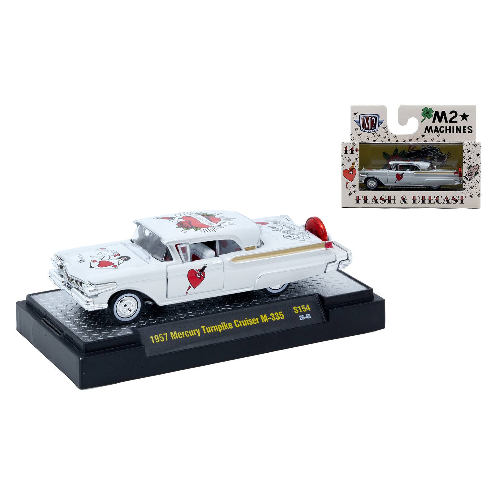 M2 NO M2 MACHINES FLASH & DIECAST S154 Cruiser M-335 28-45 Mercury Turnpike 1957