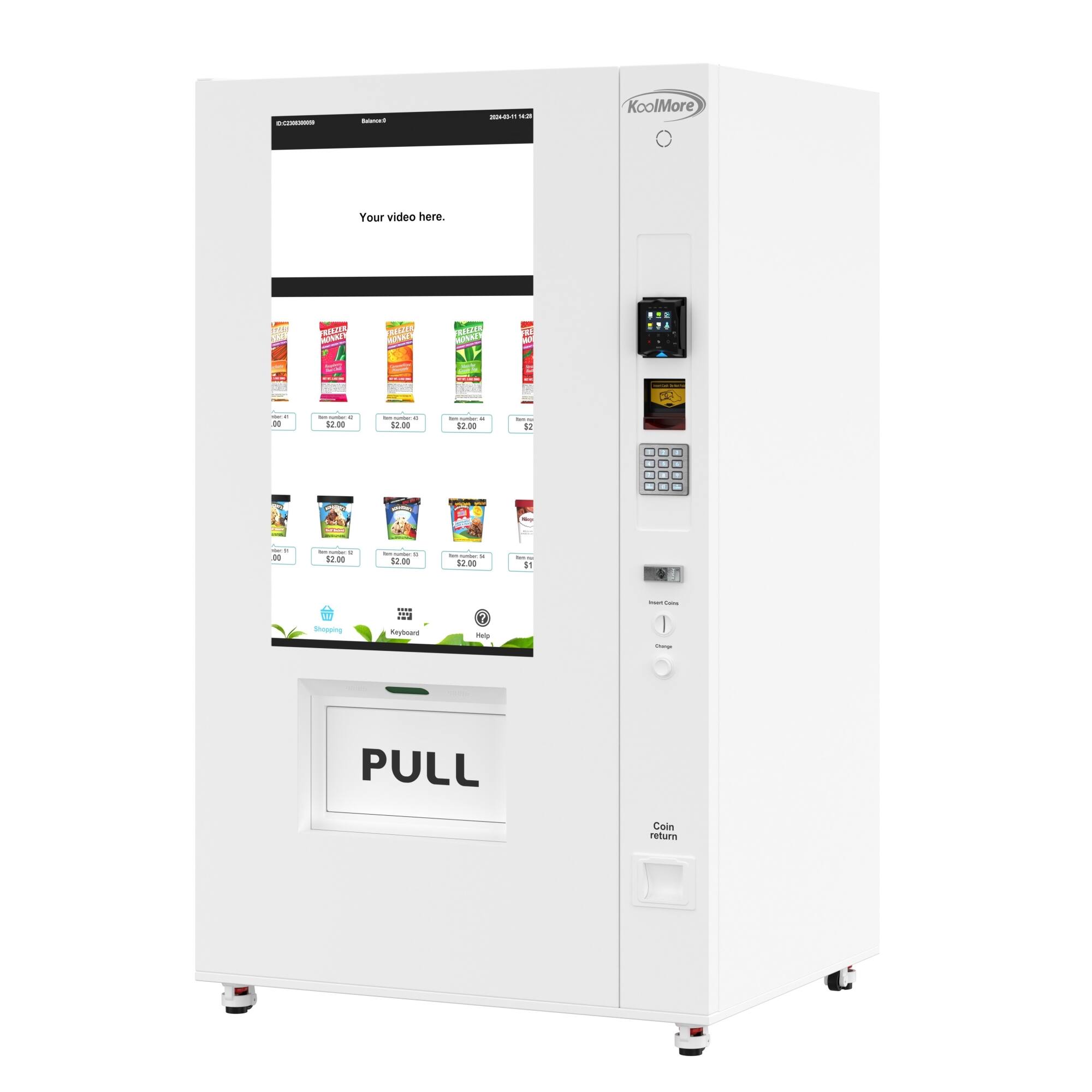 KoolMore

Your video here.

$2.00

$2.00

$2.00

$2.00

$1

PULL

Coin return