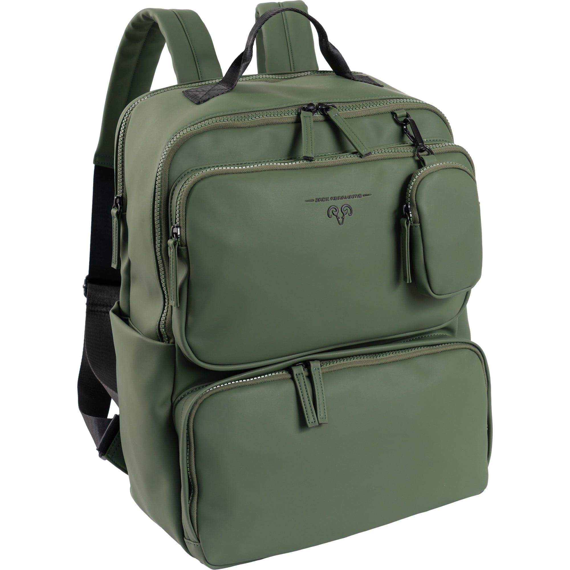 Jack Abrahams - The Conan Water Resistant Tarpaulin Workbook Backpack - Olive