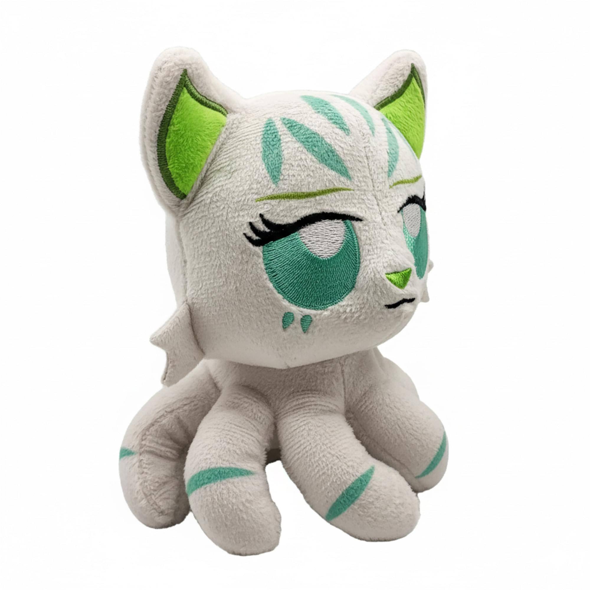 Alt View 1. Tentacle Kitty - Tentacle Kitty Campaign Critters Wood Elf Little One Plush - White.
