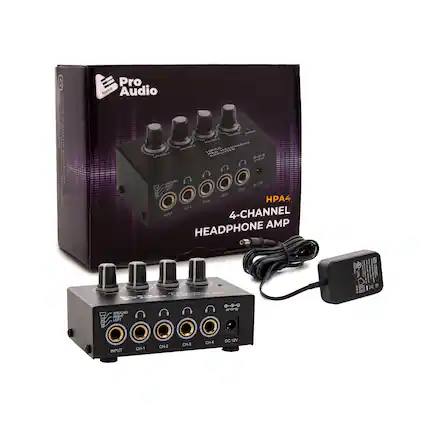 Pro Audio Focus
HPA4
4-CHANNEL HEADPHONE AMP
- INPUT
- CH-1
- CH-2
- CH-3
- CH-4
- GROUND
- RIGHT
- LEFT
- DC 12V
- VOLUME
- BALANCE
- PHONES
- GAIN
- STEREO EFFECT
- INPUT
- CH-1
- CH-2
- CH-3
- CH-4
- DC 12V