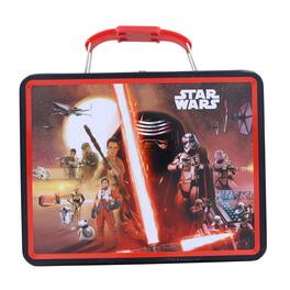 Toynk - Star Wars Tin Box Company Lunchbox | Episode VII The Force Awakens - Red