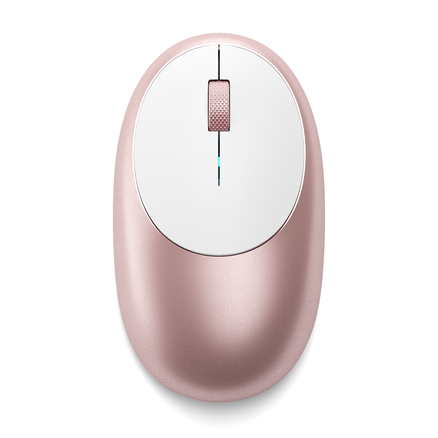Front. Satechi - M1 Wireless Mouse with Rechargeable Type C Port, Bluetooth Mouse for MacBook, Mac Pro, iMac, Mac Mini, iPad, and Windows - Rose Gold.