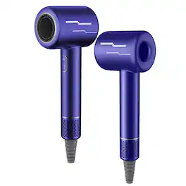 Cluzine - Professional BLDC High Power Salon Hair Dryer with Stable Stand, Fast Drying Blow Dryer - Purple