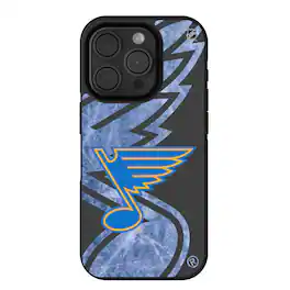 Keyscaper - NHL - St. Louis Blues Bump Case with 8.2ft Drop Protection - 14 Pro Max - Multicolor