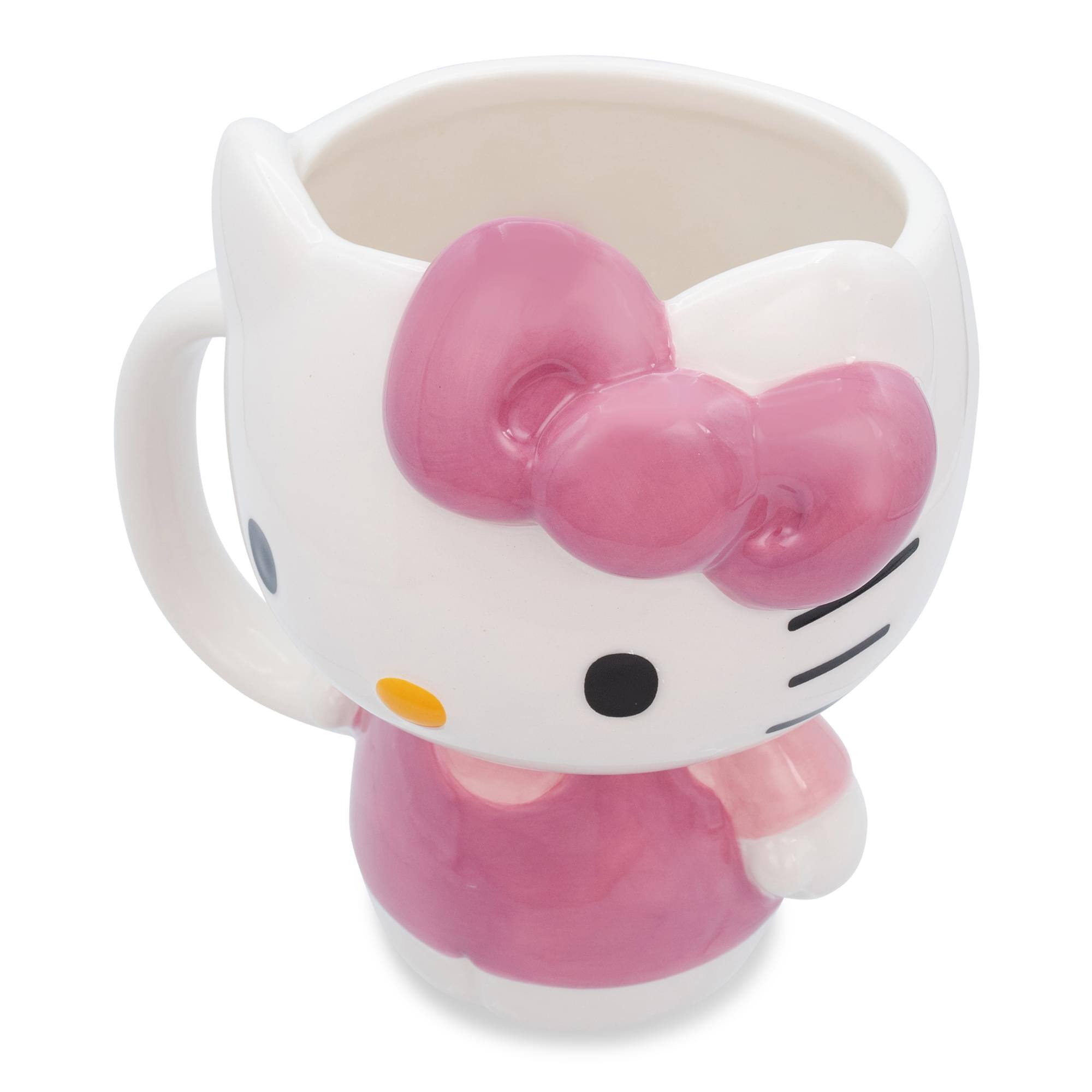 Alt View 10. Silver Buffalo - Sanrio Hello Kitty 3D Sculpted Ceramic Mug | Holds 20 Ounces - Pink.