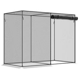 Outsunny - x 3ft Crop Cages for Garden, Plant Protectors from Animals - Black