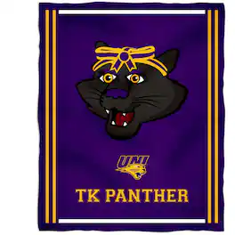Vive La Fete - Northern Iowa Panthers 36'' x 48'' Children's Mascot Plush Blanket - Multicolor