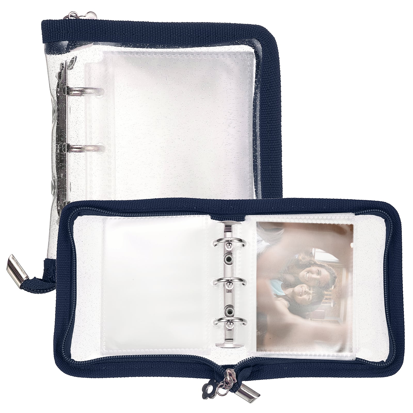 Unique Bargains - A7 Photocard Binder 4-Photo Style Clear Kpop Holder Book with 26 Inner Pages 52 Card Slots - Dark Blue price history on PriceWatchPro