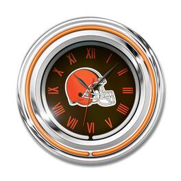 Imperial - Cleveland Browns 15" Team Color Neon Clock - Brown
