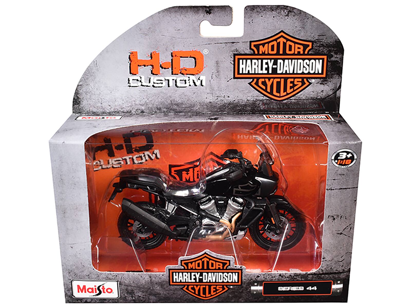 MOTOR H-D HARLEY-DAVIDSON CUSTOM CYCLES  
MaiSto  
3+ 1:18  
MOTOR HARLEY-DAVIDSON CYCLES SERIES 44