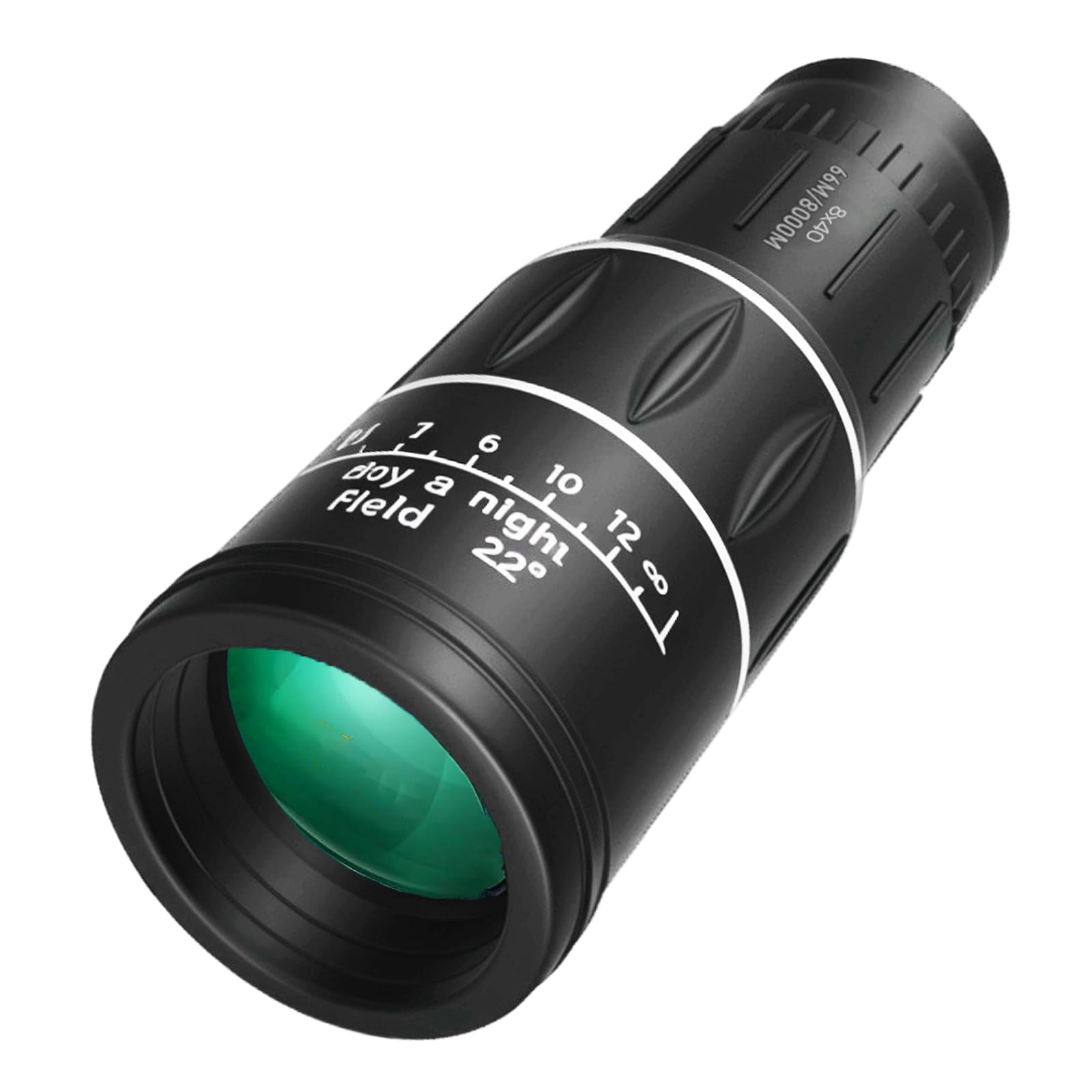 Vulpecula Spade - 8X42 Mini Monocular Telescope, Birthday Gifts for Men Dad Him Husband Teen Boys, White Elephant Gift for Adults, BAK12 &