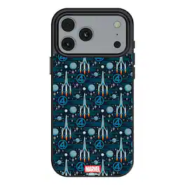 Keyscaper - Marvel Pattern MagSafe Compatible Phone Case - Apple iPhone 17 Pro Max - Fantastic Four