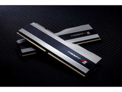 G.SKILL Trident Z5 RGB 32GB DDR5 8000 PC5 64000 288 Pin RAM Silver G.SKILL Trident Z5 RGB 32GB DDR5 8000 PC5 64000 288 Pin RAM Silver