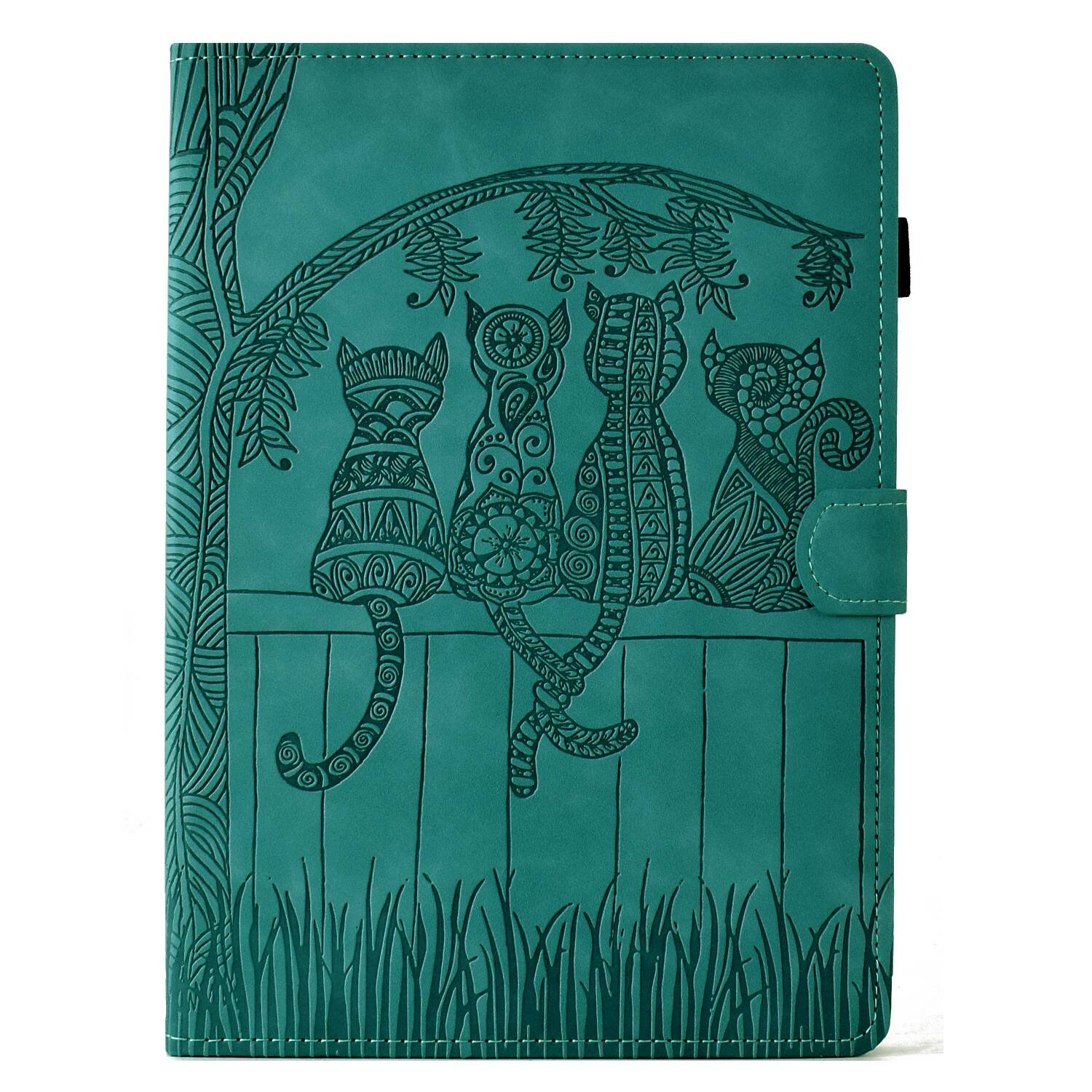 Alt View 1. Dteck - Shockproof Folio Case for Apple iPad (10th Generation) 10.9" 2022 with Smart Sleep Wake, PU Leather Stand Wallet Cover - Blue.