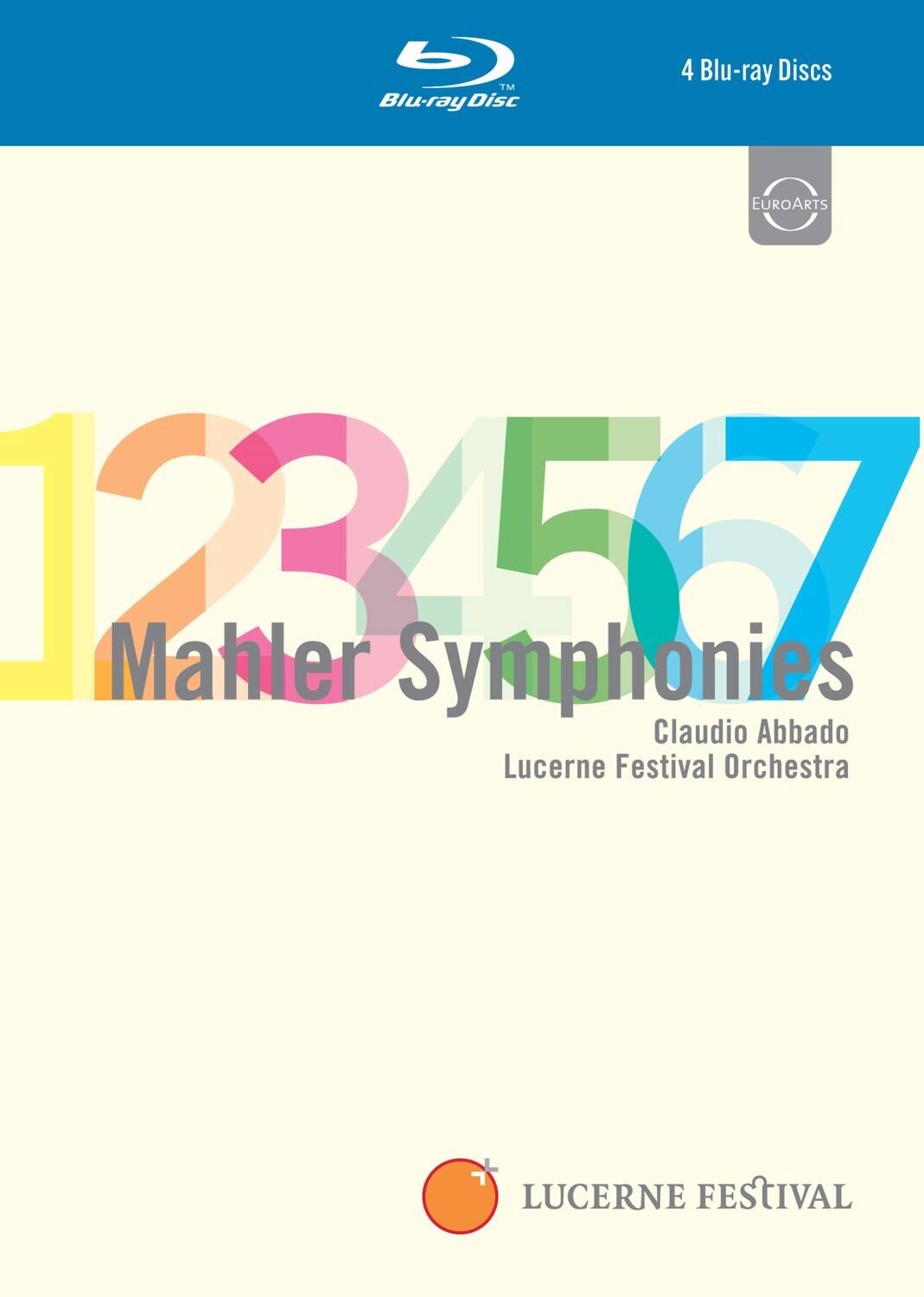Front. Claudio Abbado - Mahler: Symphonies 1-7   - BLU-RAY.
