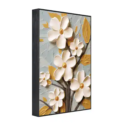 Front. Thomson - QY-BG002 BB83085- Wall Art Wireless Bluetooth True Wireless Stereo Speaker built in battery - Black + Fabric.