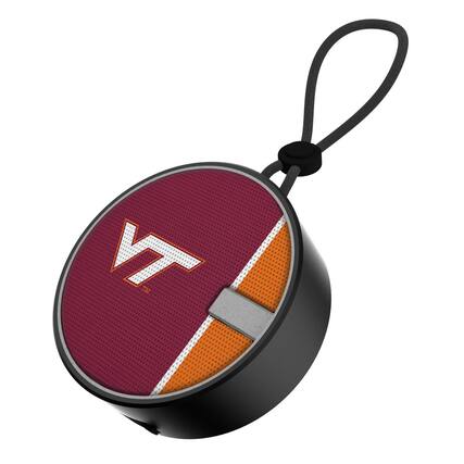 Front. Keyscaper - Virginia Tech Hokies Logo Waterproof Bluetooth Speaker - Multicolor.