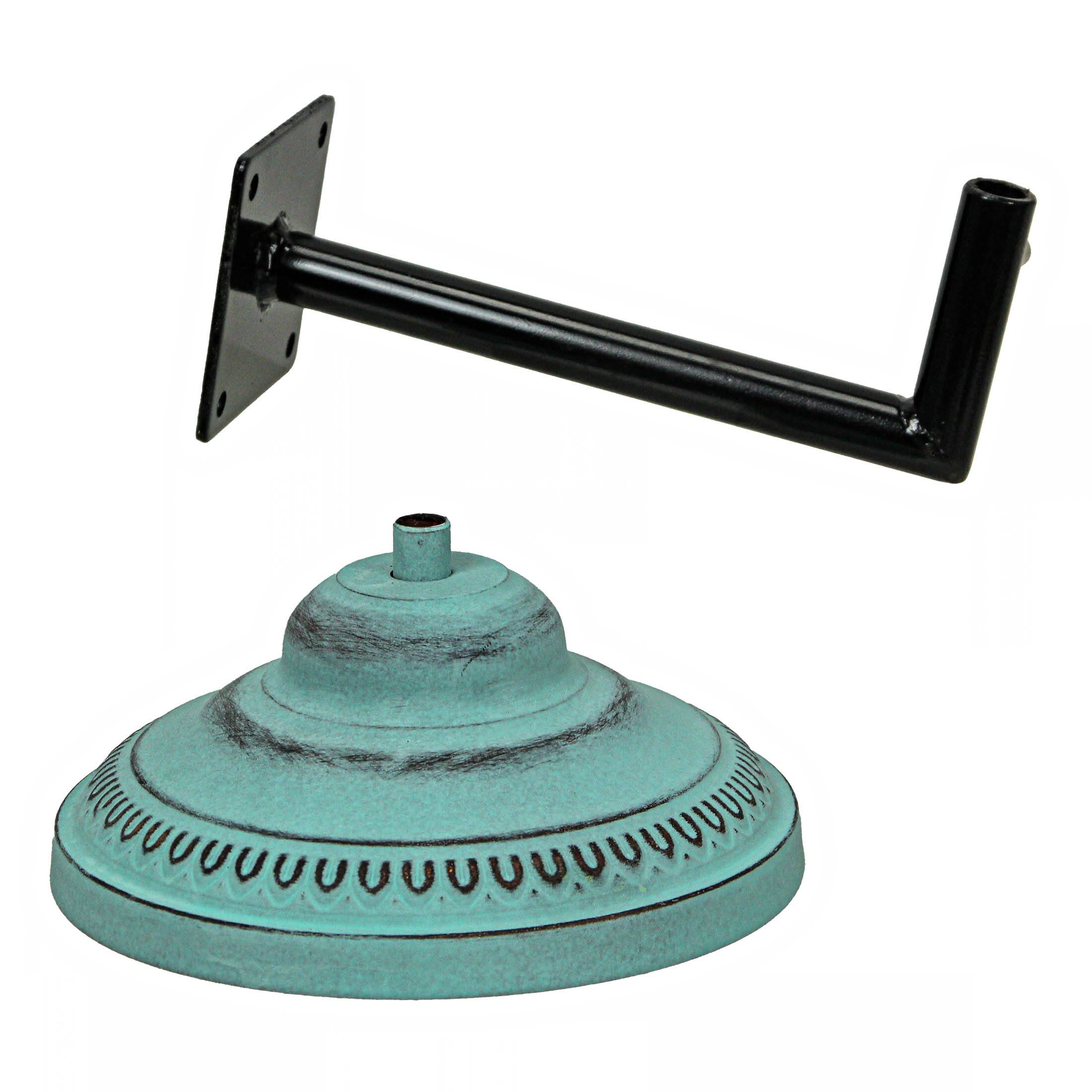 Alt View 5. Contrast Inc. - Verdigris Copper Whale Tabletop Weathervane Home Garden Decor w/ Optional Fence Mount - Teal.