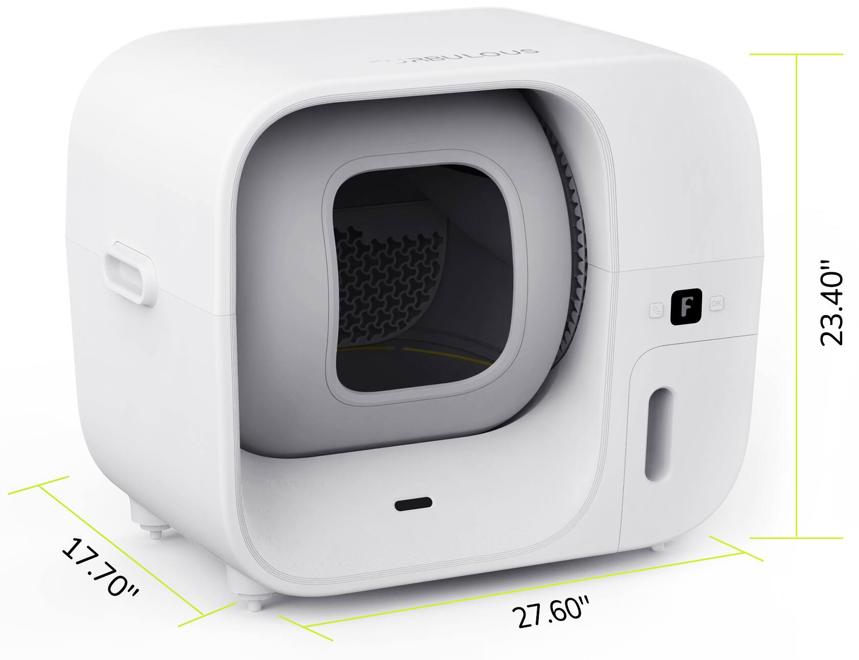 Sure, here is the corrected and grouped text from the image:

- SABULOUS
- 23.40"
- 17.70"
- 27.60"
- 23.40"